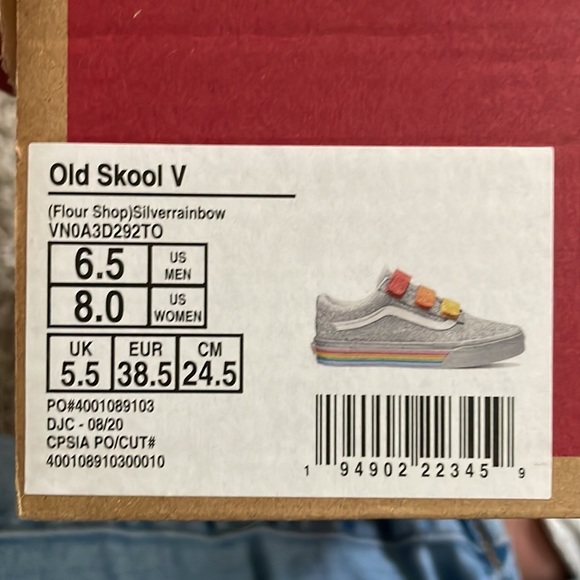 VANS X FLOUR SHOP Rainbow Pride Shoes NEW - Picture 8 of 10